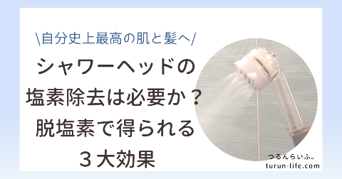 シャワーヘッドの塩素除去は必要か？脱塩素で得られる3大効果