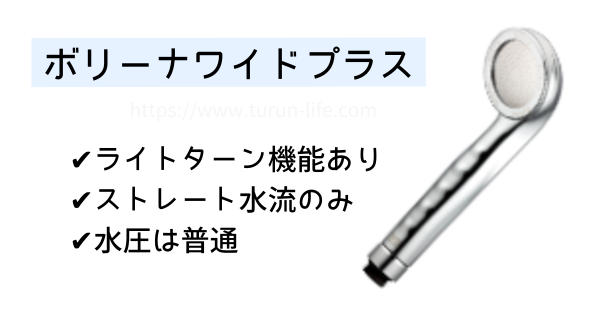 ボリーナ種類「ボリーナワイドプラス」の特徴